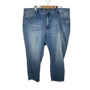 KUT from the Kloth Naomi High Rise Crop Straight Leg Jean Plus Size 24W Fab Ab